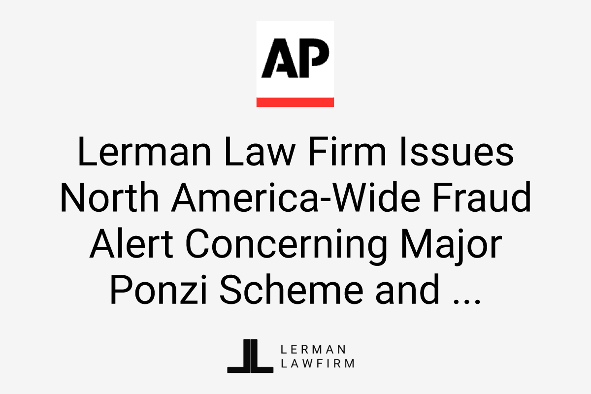AP Fraud Alert by Lerman Law Firm.