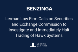 Benzinga news on Lerman Law Firm announcement.